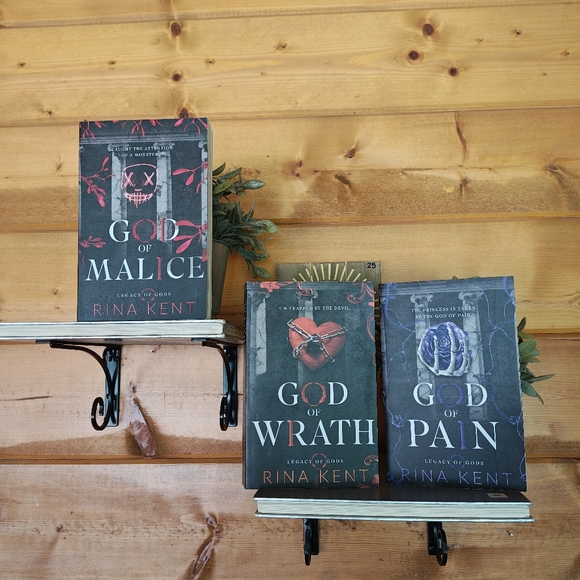rina kent Other - God of Malice, Wrath, Pain Book Set Of 3 Rina Kent Spicy Kink Dark Romance